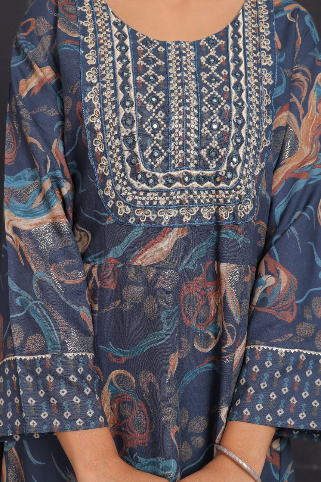 Fascinating Blue Kurta