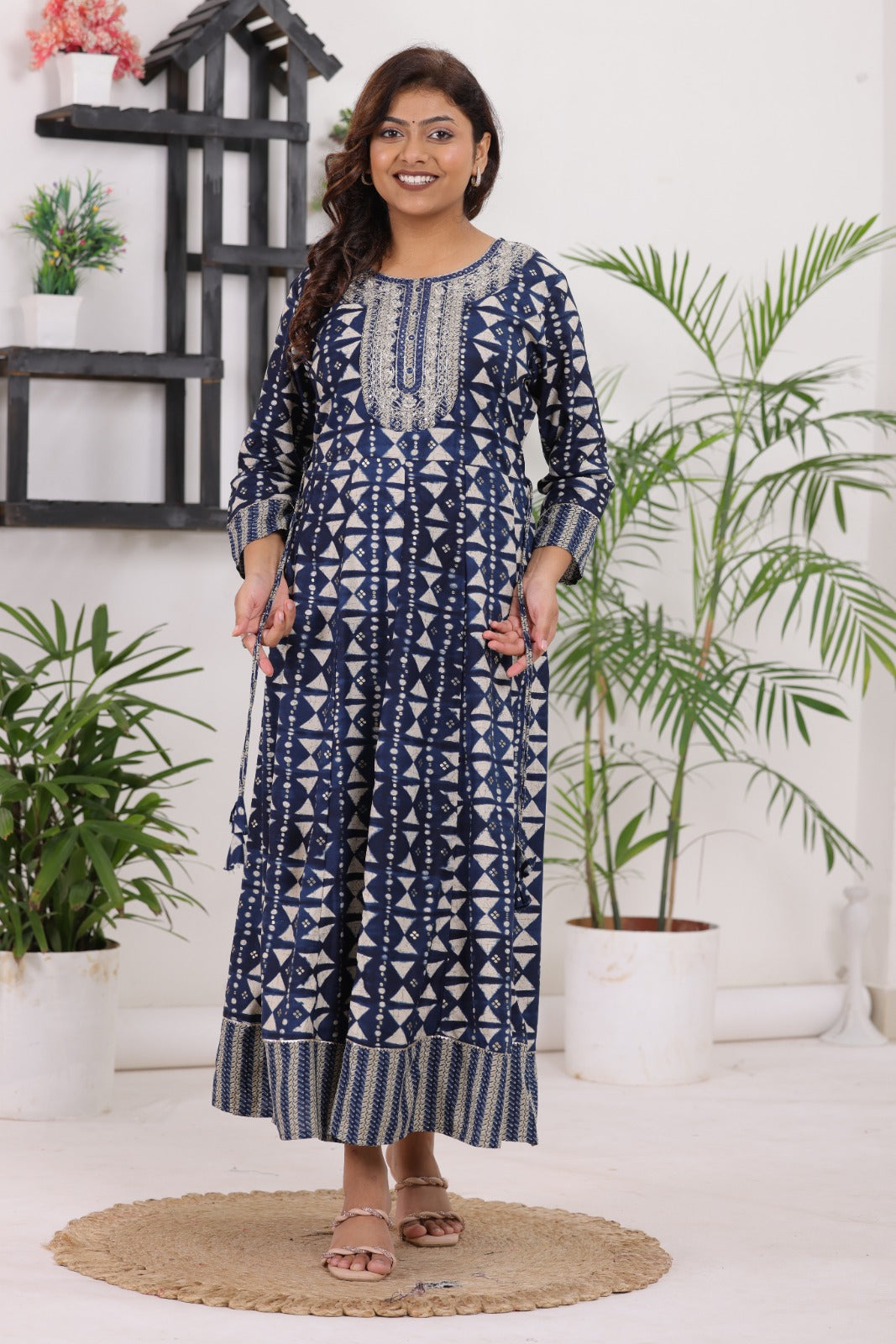 Attractive Blue Colour Kurta